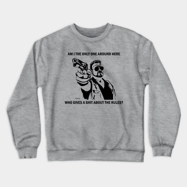 Walter Sobchak Crewneck Sweatshirt by valentinahramov